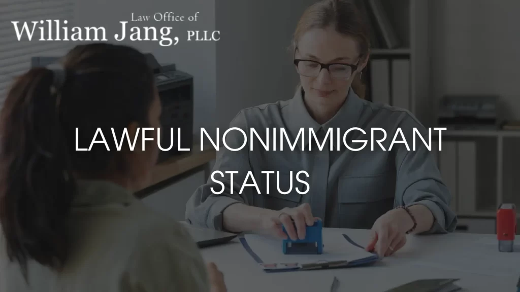LAWFUL NONIMMIGRANT STATUS